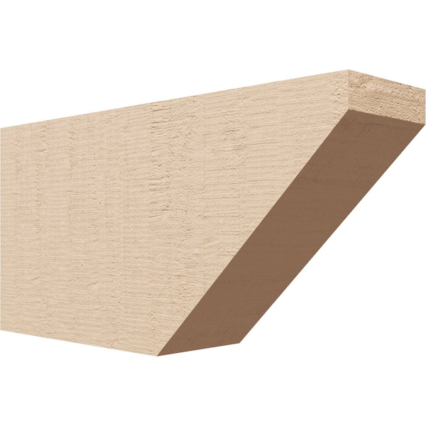 Ekena Millwork 4in. W x 8in. H x 16in. L Concord Woodgrain TimberThane Rafter Tail, Primed Tan RFTUR04X08X16CONRCPR - main